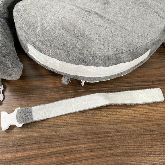 My Best Friend Infant Support Nursing Pillow Adjustable Wraparound Design Gray - Picture 3 of 16